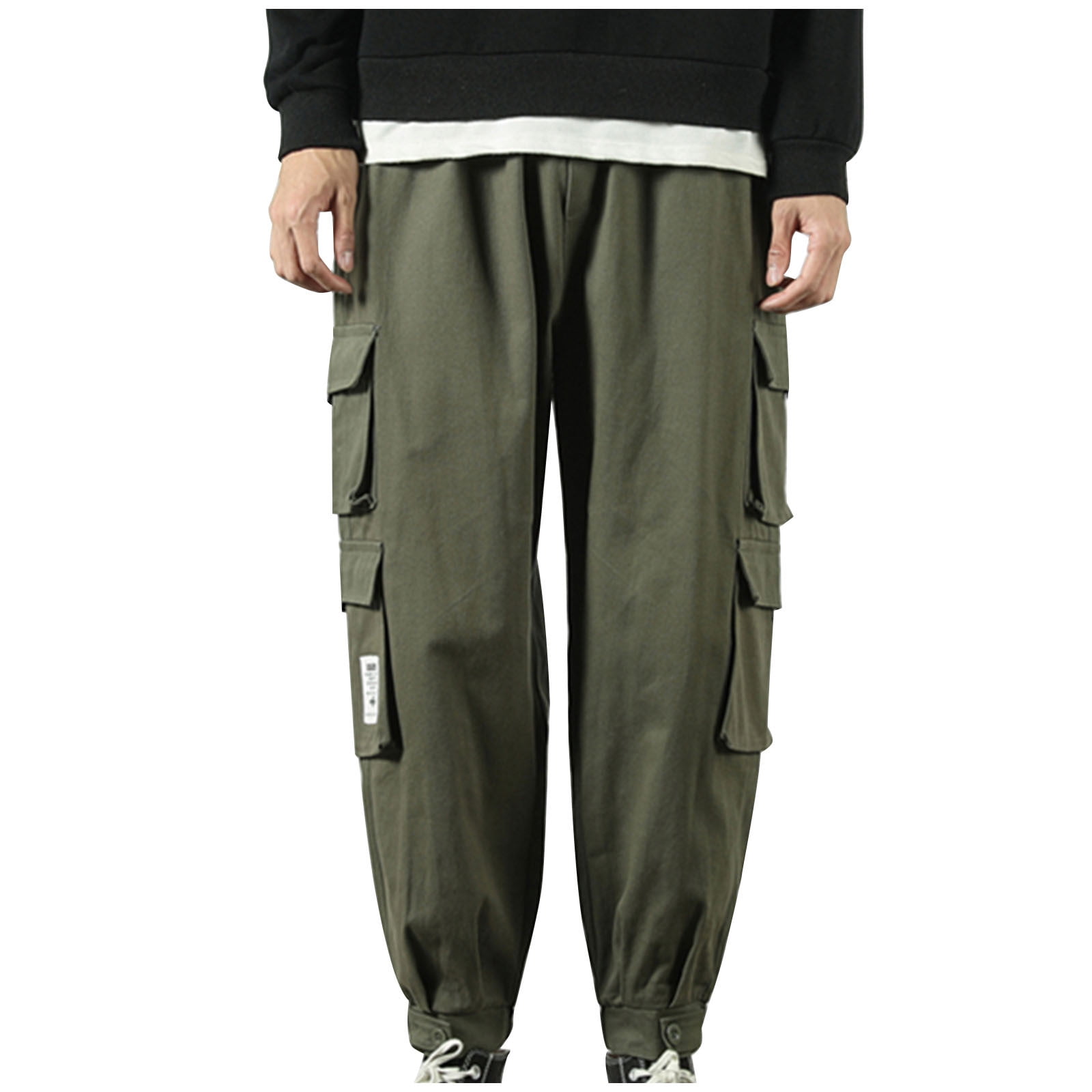 送料無料⭐GREEN CLOTHING WORK PANTS XFLWAM Men's Cargo Cargo Lightweight Work Pants Hiking