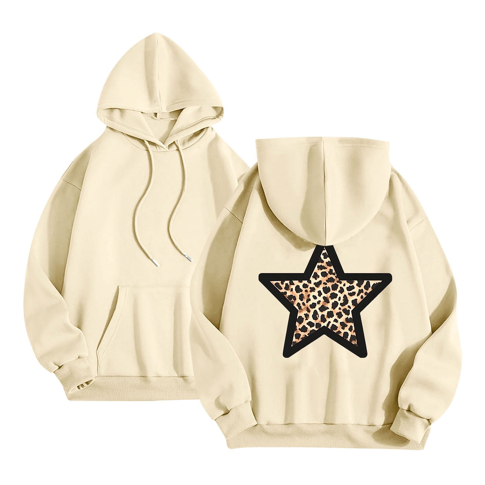 TMY Dark Beige Belted Hooded Women's Oversize Sweatshirt - 97159 - Lehi main image 1