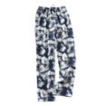 thumbnail image 1 of miqiqism Soft Pajama Pants for Women, Wide Leg Comfy Casual Lounge Yoga Capri Pants,High Waist Elastic Drawstring Pants,Trendy Printed Trousers,Navy,X-Large, 1 of 3