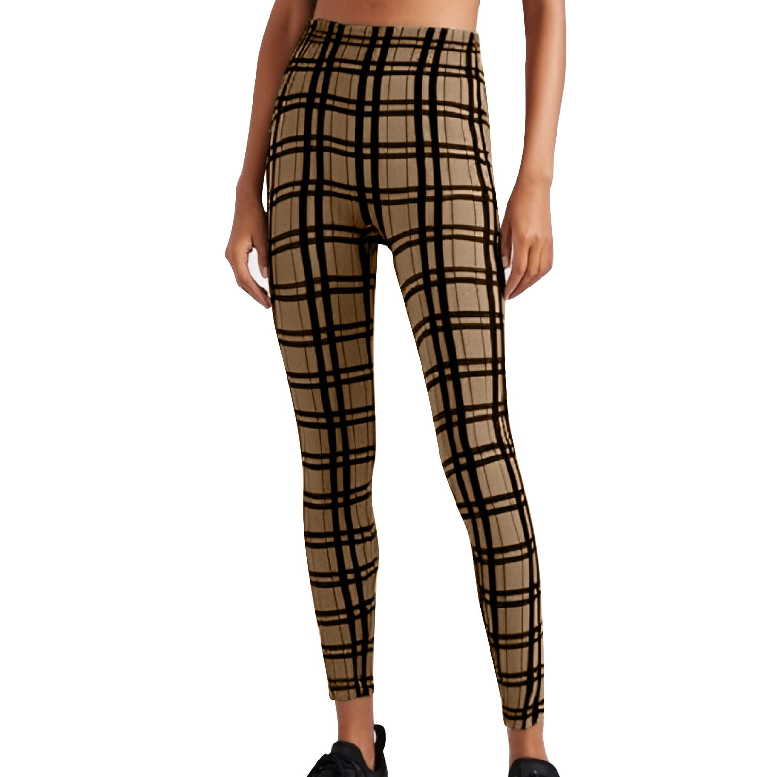 High Waist Plaid Pants High Waist Plaid Pants