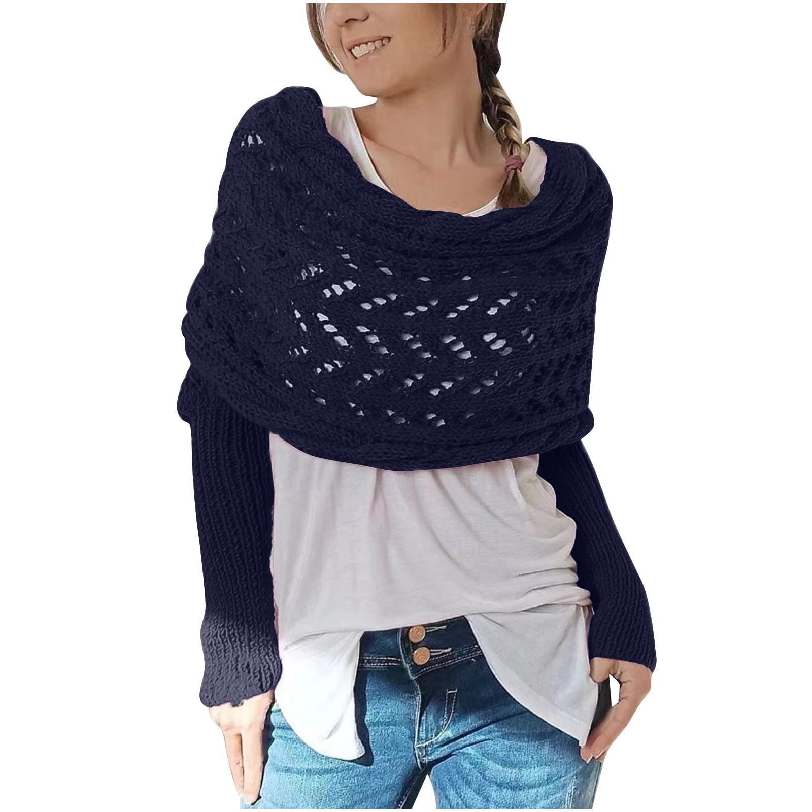 Simple Solid Sleeve Bandage Slash-Neck Knitting Sweater Simple Solid Sleeve Bandage Slash-Neck Knitting Sweater