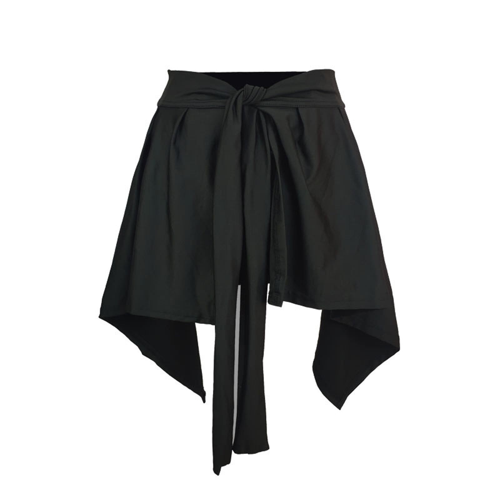 Overlap Waist Ruched Sports Skirt