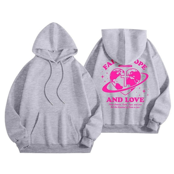 miqiqism Womens Long Sleeve Hooded Trendy Floral Print Pullover Hoodie Juniors Drop Shoulder Tunic Sweatshirt Tops Teen Girls Y2K Drawstring Outfit Blouses with Pockets,Gray,XX-Large