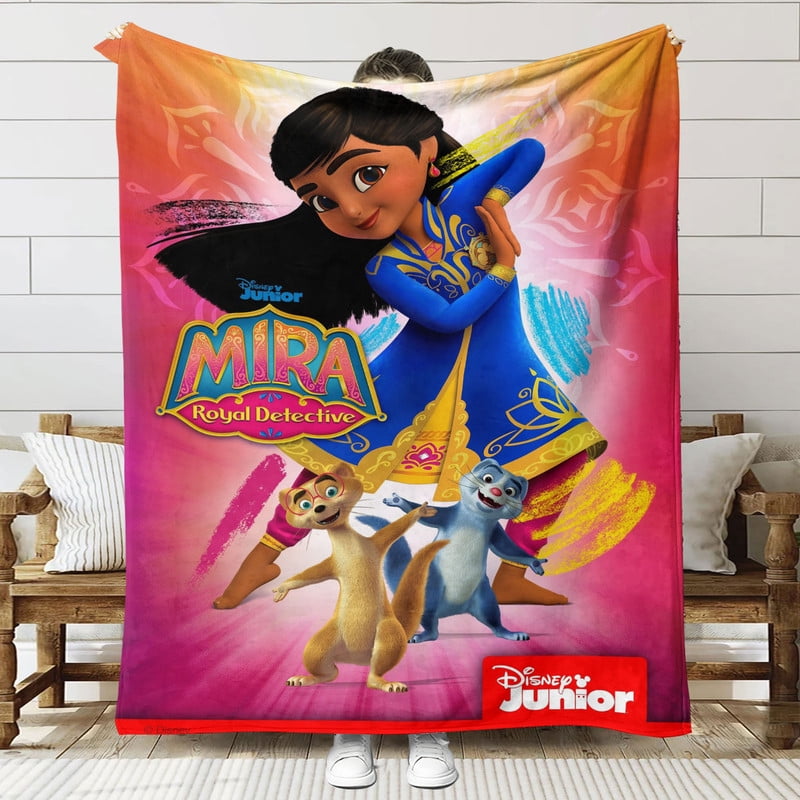 mira royal detective Anti Pilling Flannel Blanket Gifts for Fans Lover Girls Boys Women Present Hoodie Him Bed 40"x50"