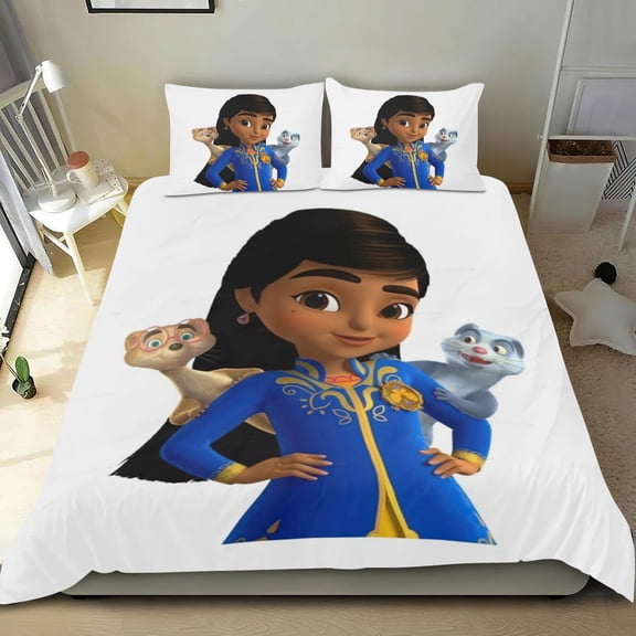 mira royal detective Themed Bed Sheet Set Three Piece Set 53x79 In ches Comfortable And Skin Friendly Unique Design Creating A Star Studded Night Home Decor Gifts For Family Friends fans