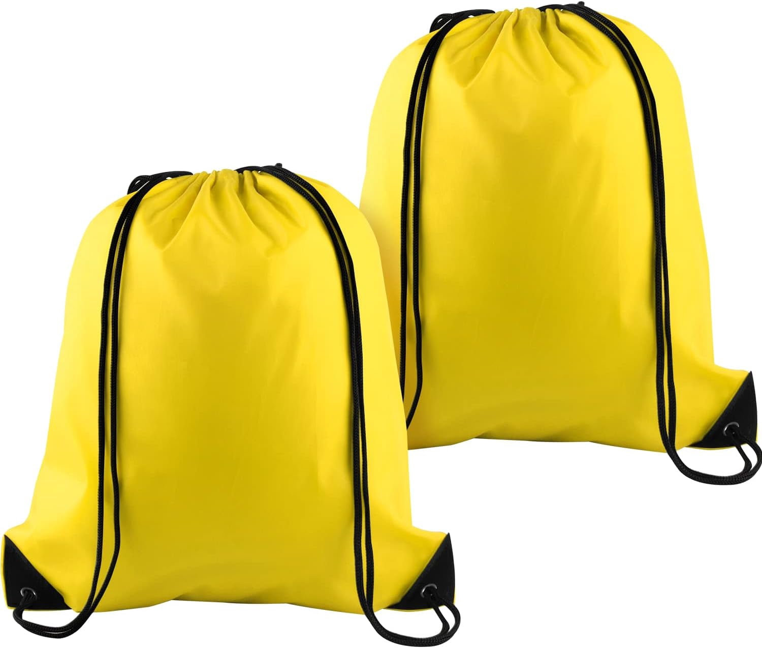 mirlewaiy 2 Pcs Drawstring Backpack Bags Sports Cinch Sack String ...
