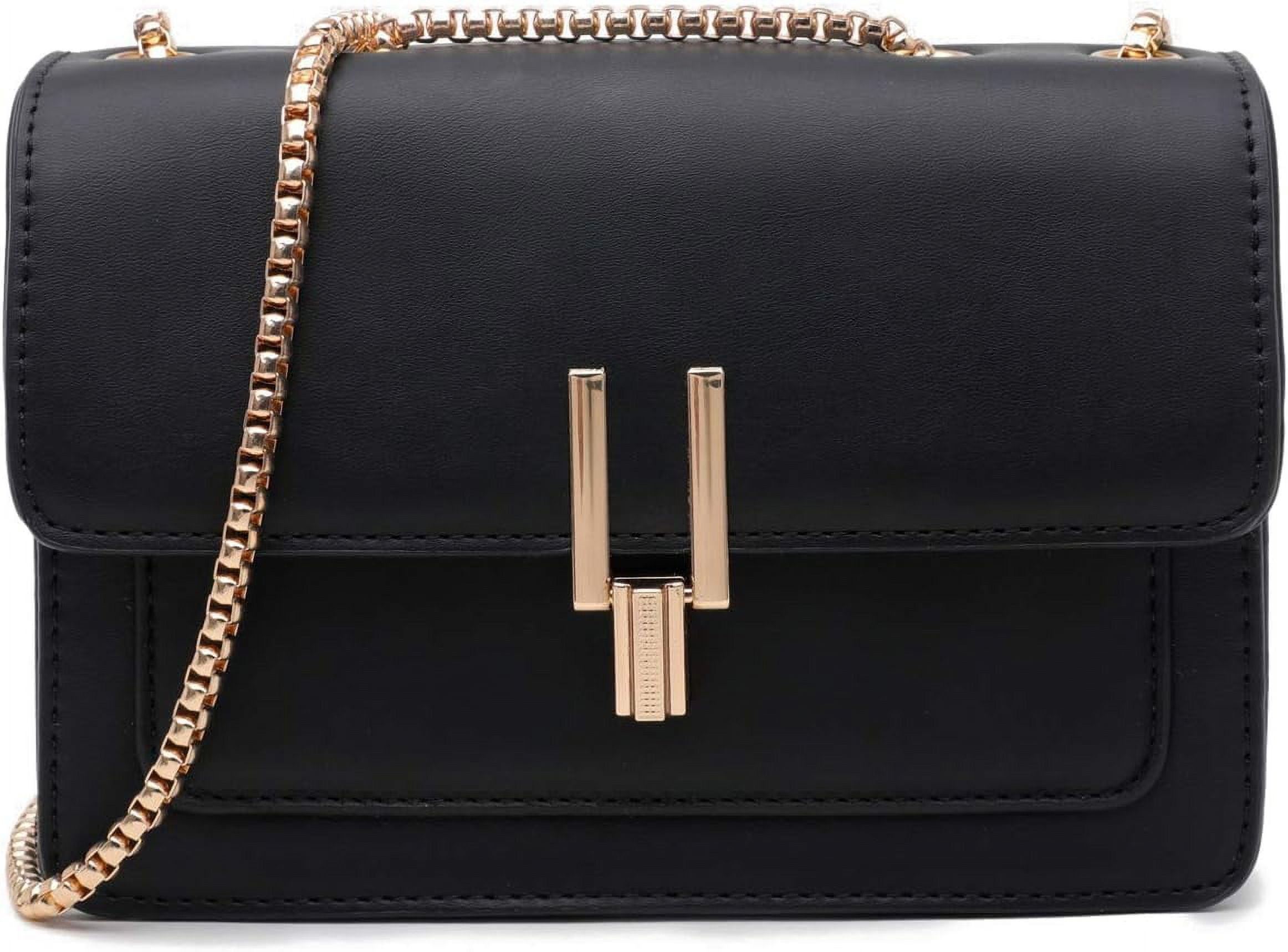 mirlewaiy Color-Block Crossbody Bags for Women Leather Cross Body Purses Cute Designer Handbags Shoulder Bag Medium Size