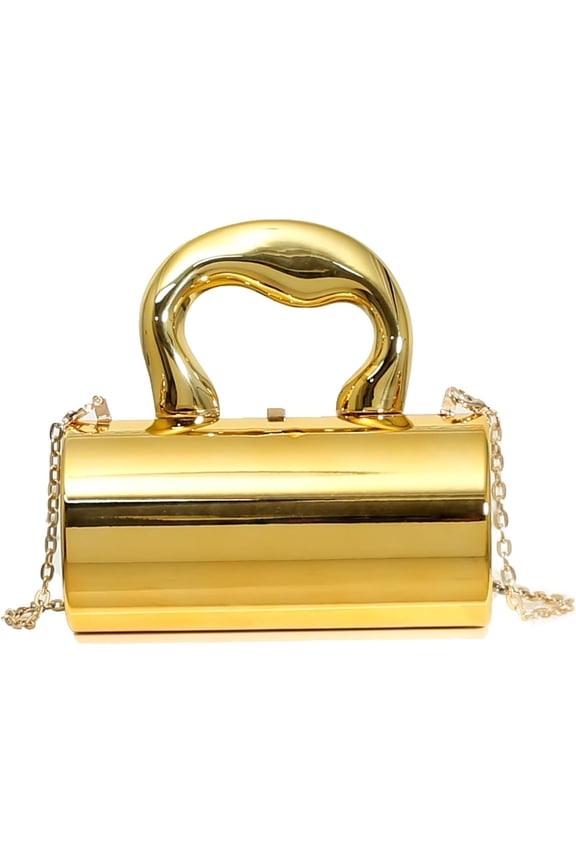Gold Purse, Clutch Purses for Women, Acrylic Clutch Y2k Purse Satchel Crossbody Bags Women's Evening Parties Handbag