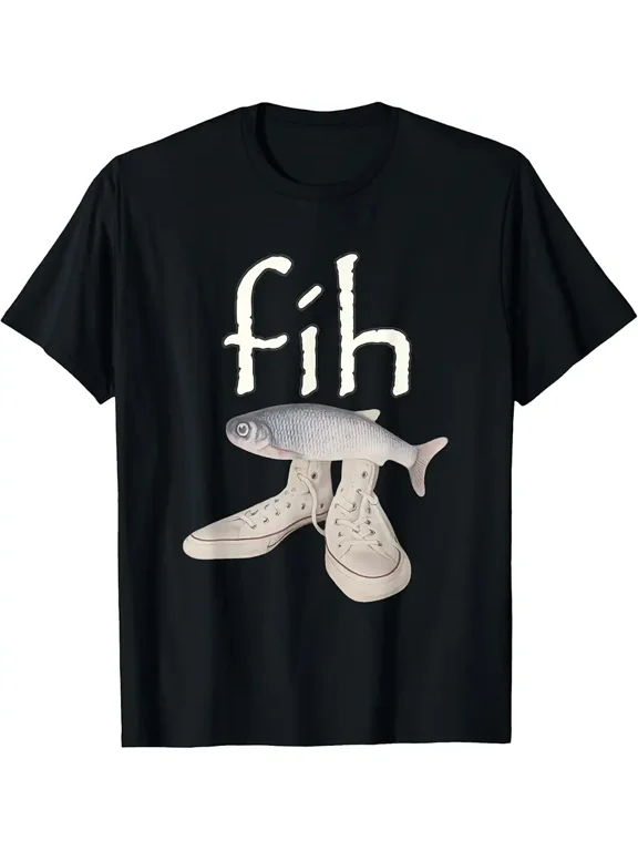misspelled fish fih meme T-Shirt