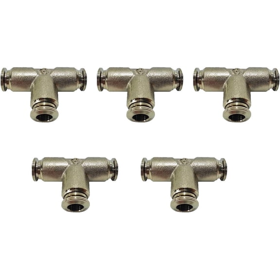 mistcooling 1/4 Coupling Tee - Push Lock (Pack of 5)