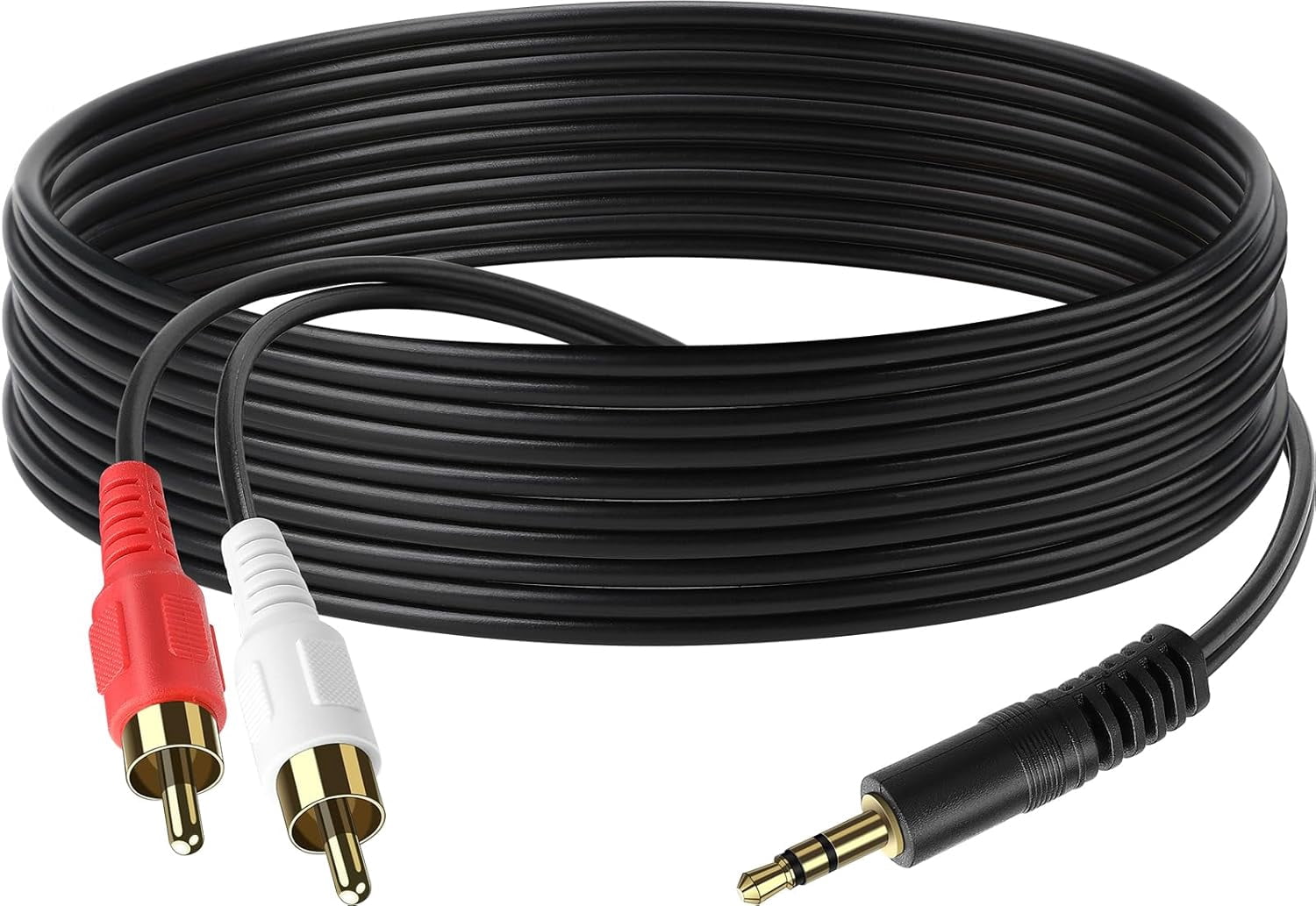 mistyhony 3.5mm Stereo Male to 2RCA Male (Right and Left) RCA Audio ...