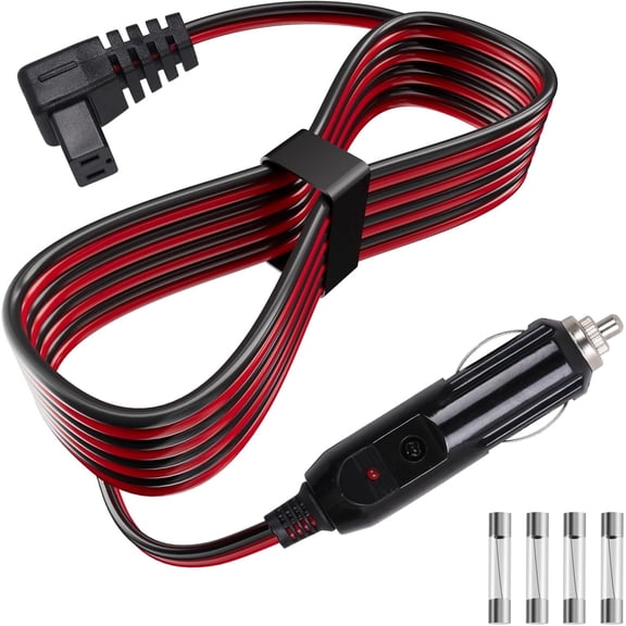 mistyhony Car Refrigerator DC Power Cord, 12V/24V Car Fridge Cooler Power Supply Cables Replacement for Alpicool, Setpower, JoyTutus, COSTWAY, ARB, ICECO