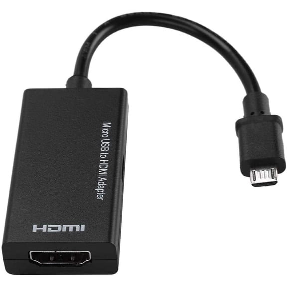 mistyhony Micro USB to HDMI Adapter Android Phone to HD TV Adapter - Super High Resolution up to 1080P and 8-Channel Stereo Sound - Stable Signal Wide Compatibility