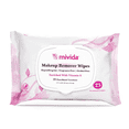 thumbnail image 1 of mivida Hypoallergenic Makeup Remover Wipes, Vitamin E & Fragrance-Free, 25 Count, 1 of 10