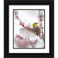 thumbnail image 1 of miwa_sun_ 20x24 Black Ornate Wood Framed with Double Matting Museum Art Print Titled - Dance With Plum, 1 of 4