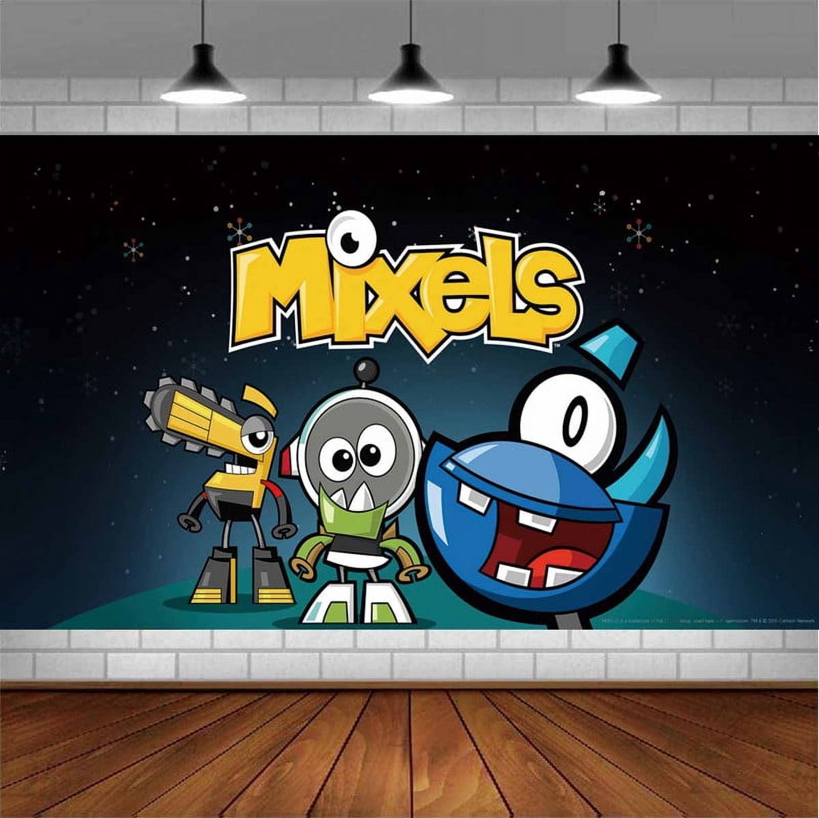 Mixels Creditsbackground mixels Backdrop Banner Party Supplies Poster Movie Theme Background for ...