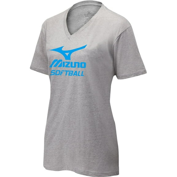 mizuno women's v-neck softball t-shirt