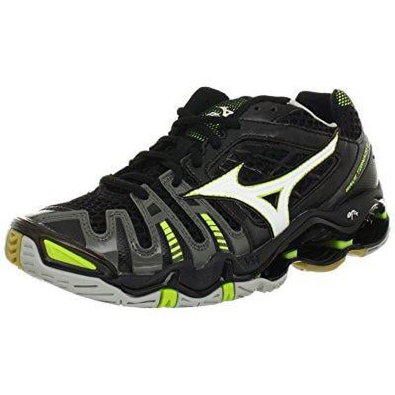 mizuno women's wave tornado 8 volleyball shoe,black/white,7 m us