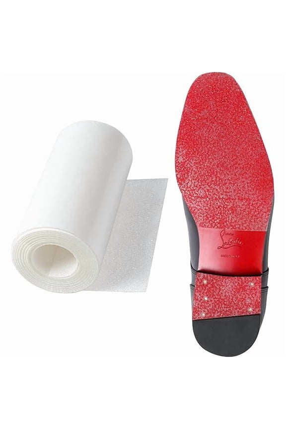 79 in Clear Sole Protector for High Heel Shoes, Anti-Slip Shoe Sole Guard, Transparent Louboutin Sole Protector for Red Bottom Heels & Sneakers(5 in *79 in)