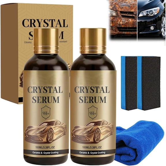 ml PTZ Cristal Serum – Advanced Graphene Ceramic Coating for Cars | 9H Graphene, Ultimate Quick Effect Car Coating Spray for Shine & Protection, Nano Coat Restore for Paint, Glass & Wheel (1PCS)