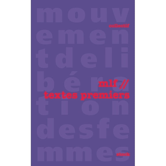 mlf // textes premiers, (Paperback)