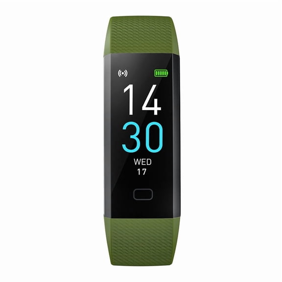 mlp002  Pedometer Watch Fitness Tracker No Phone Needed, Step Counter Calories/Sleep Tracker for Walking Running for Men Women Waterproof  Green