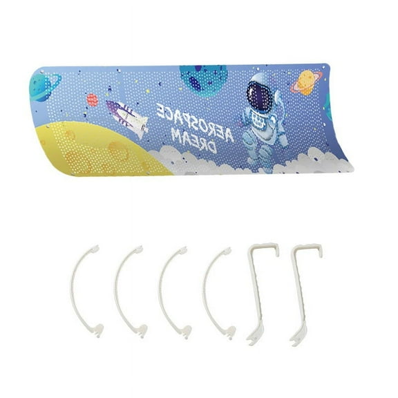 mnjin adjustable air conditioner deflector vent deflector anti direct blowing baffless air conditioning cover retractable air outlets wind shield for home b