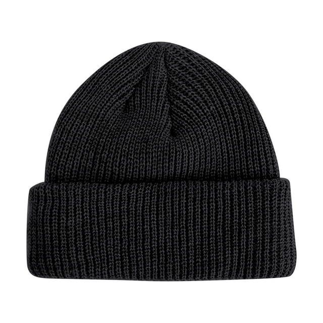 mnjin baseball caps men's and women's winter soft warm knitted hats