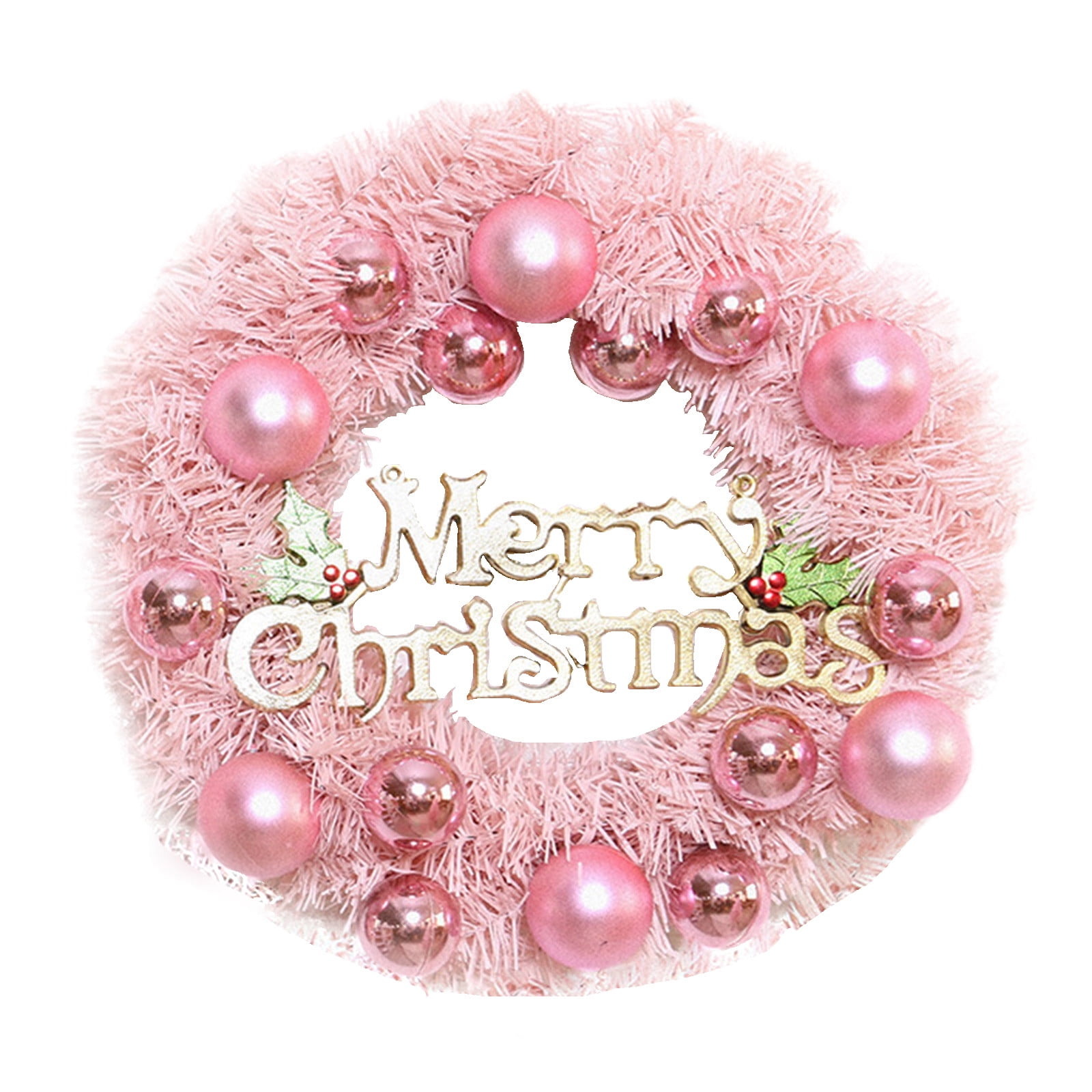 mnjin christmas wreaths for front door 18 inch with merry christmas