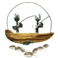 thumbnail image 1 of mnjin fishing man spoonfish sculpture wind chime b oat fishing b, 1 of 1