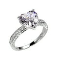 thumbnail image 1 of mnjin heart diamond ring elegant rhinestone ring for women fashion full zircon copper rings for women size 6 10 white 7, 1 of 3