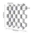 thumbnail image 1 of mnjin honeycomb compartment drawer storage storage box lattice divider grey, 1 of 2