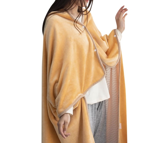 mnjin lady multifunction doublelayer tartan plaid blanket scarf wrap shawl winter warm c