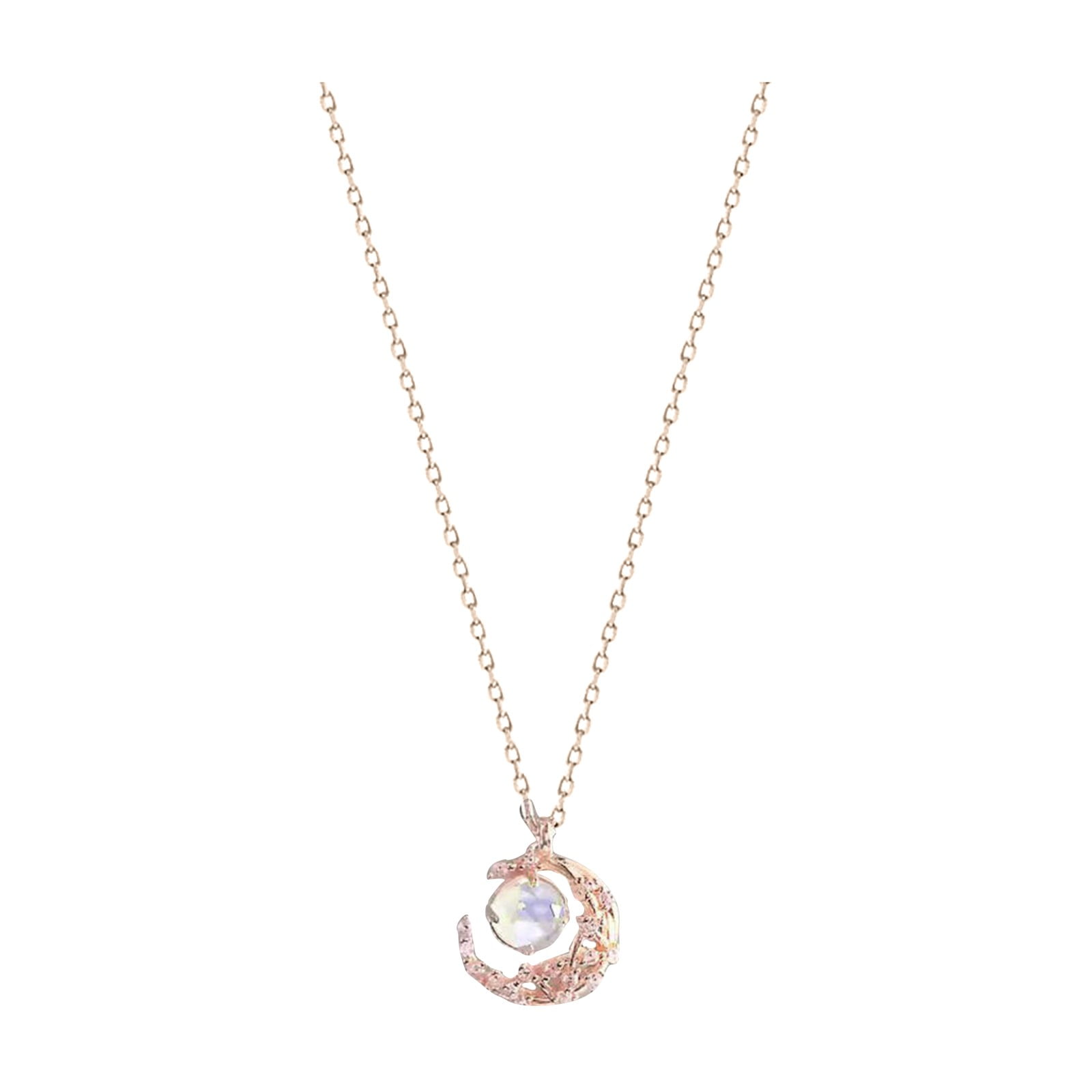 Moon Tiny Charms Necklace – Dadlani Jewels