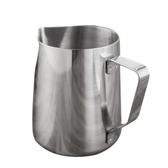 mnjin stainless steel milk frothing pitcher cappuccino pitcher pouring jug espresso silver
