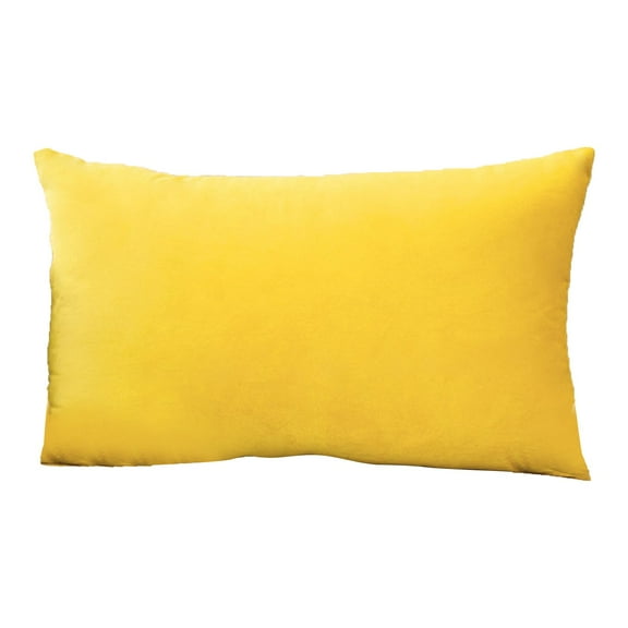 mnjin super soft rectangular pillowcase solid color lumbar pillow pillowcase c