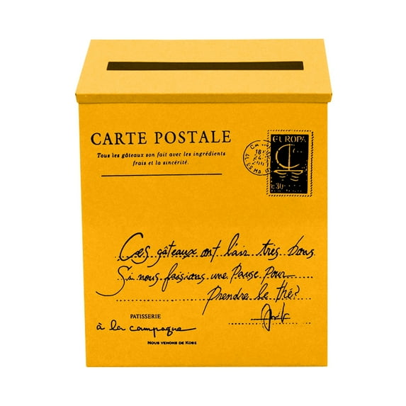 mnjin vintage mailbox iron mailbox hanging wall suggestion box mailbox home decoration shooting props wall wall decoration b