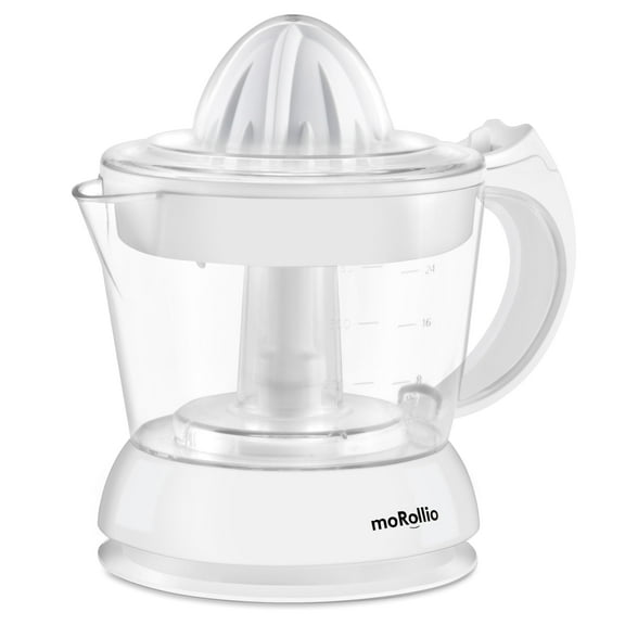moRollio Electric Citrus Juicer, Compact Space-Saving Orange Juicer, 24oz