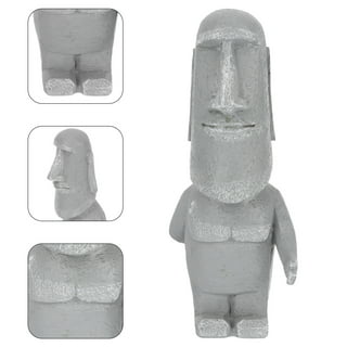 Moyai Emoji Moai Emoji Easter Island Black Duvet Cover for Sale