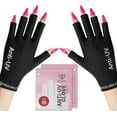 thumbnail image 1 of modelones UV Gloves for Nails, Professional UPF99+ UV Protection Gloves for Gel Manicures, Fingerless UV Light Gloves for Gel Nails, Anti UV Gloves for Gel Nail Lamp, Protect Your Skin from UV Harm, 1 of 10