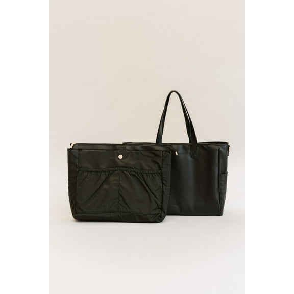 modern+chic The Signature Tote, Women's Laptop Bag, Travel Bag with Luggage Sleeve, Work Bag for Women