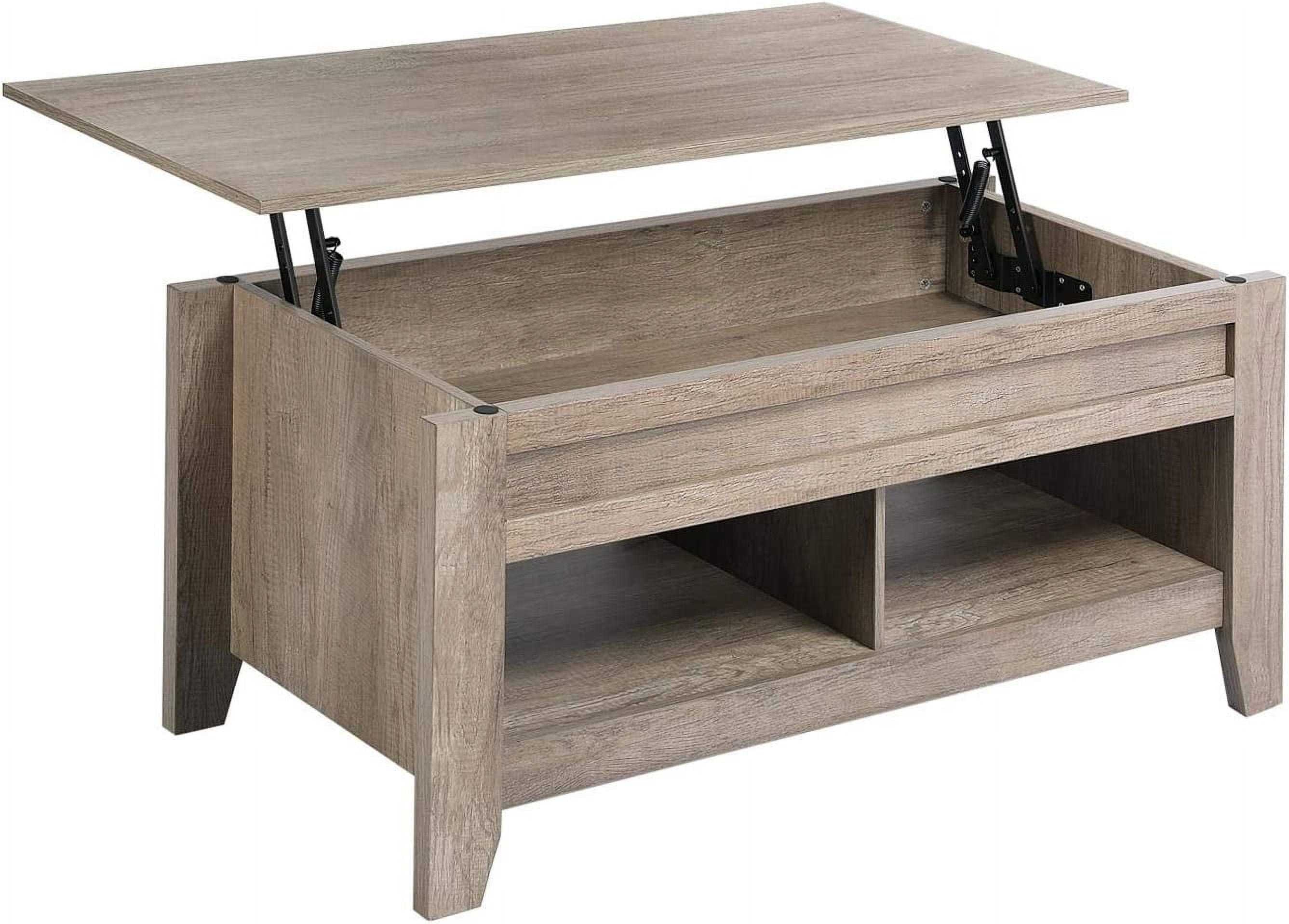 **modern coffee table with storage shelf and hidden compartmant, living ...