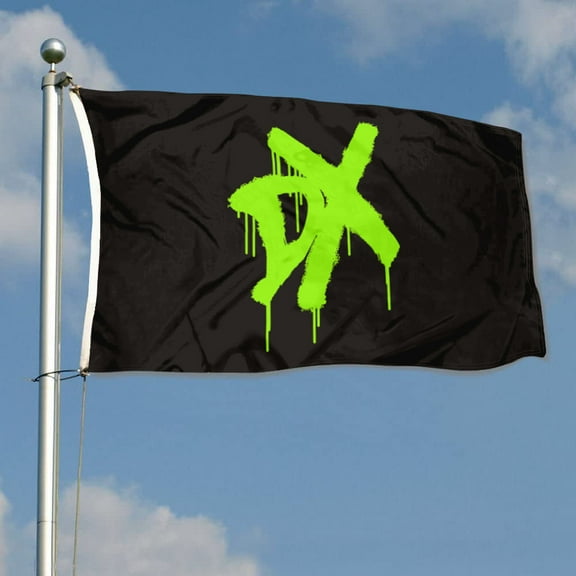 mokarier D-Generation X DX Flag Banner Outdoor Indoor Decoration Flag 3x5Feet Double Stitched Polyester with Brass Grommets