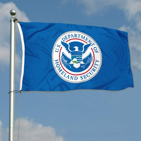 mokarier Department Of Homeland Security Flag Banner Outdoor Indoor Decoration Flag 3x5Feet Double Stitched Polyester with Brass Grommets