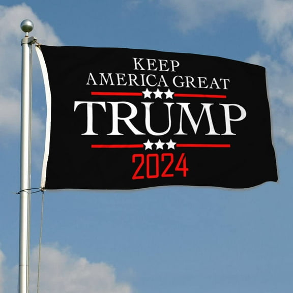 mokarier Donald Trump 2024 Keep America Great Flag Banner Outdoor Indoor Decoration Flag 3x5Feet Double Stitched Polyester with Brass Grommets