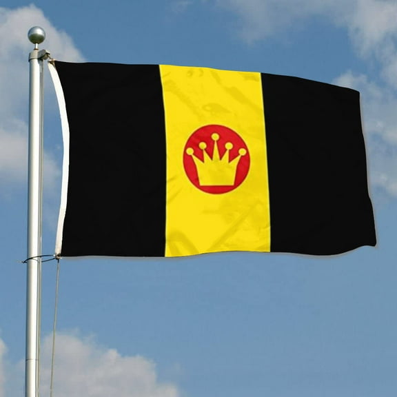 mokarier Latin Kings Dels Latins Kings Flag Banner Outdoor Indoor Decoration Flag 3x5Feet Double Stitched Polyester with Brass Grommets