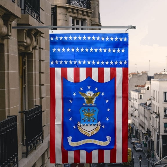 mokarier US Air Force Flag Banner Outdoor Indoor Decoration Flag 3x5Feet Double Stitched Polyester with Brass Grommets