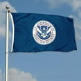 thumbnail image 1 of mokarier US Department of Homeland Security DHS Flag Banner Outdoor Indoor Decoration Flag 3x5Feet Double Stitched Polyester with Brass Grommets, 1 of 5