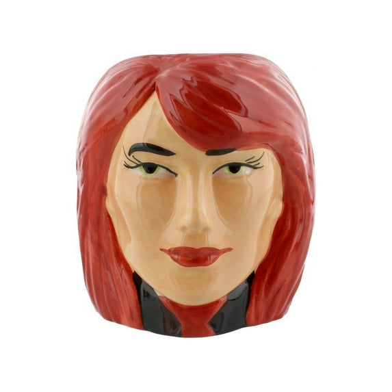 molded mug - marvel - black widow face