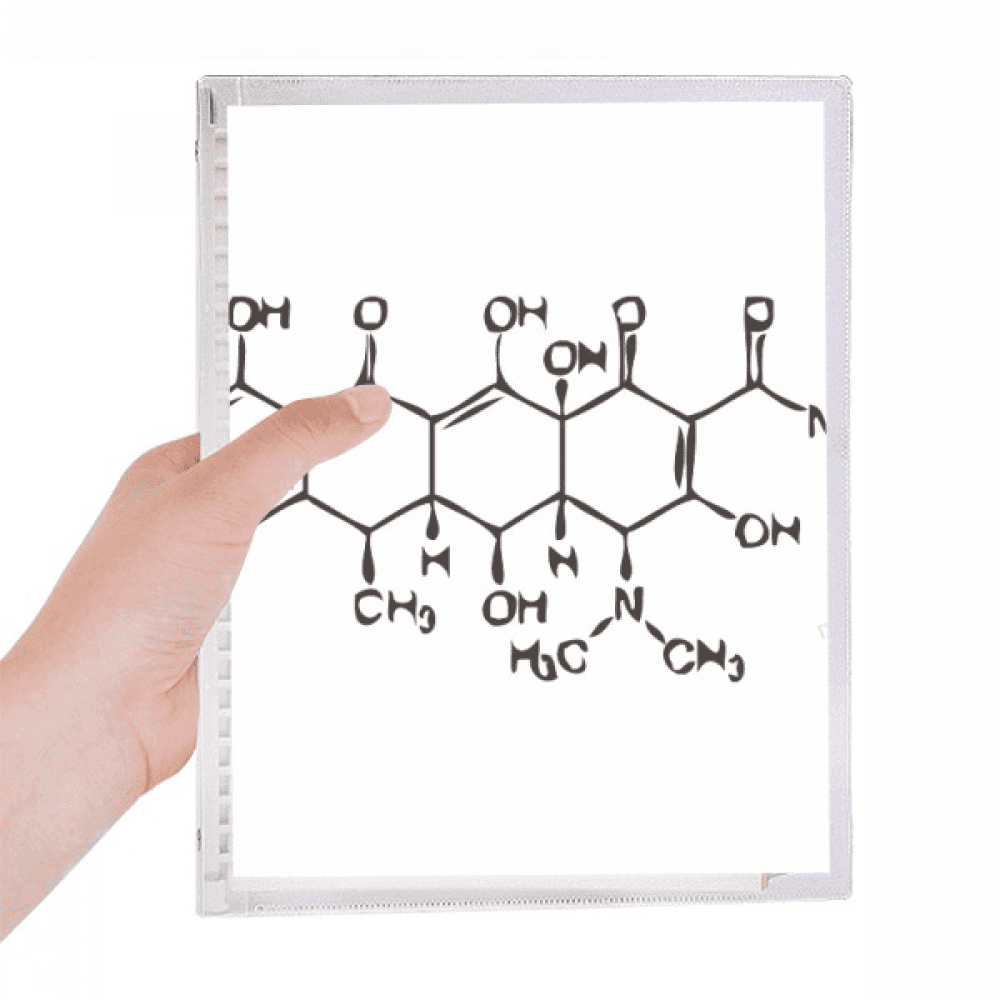 molecular organic chestry atoc structure notebook loose diary refillable journal statiry